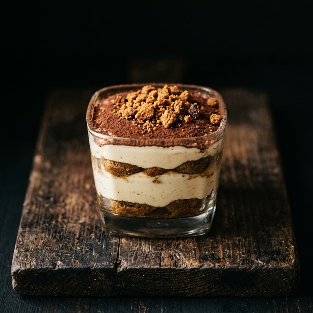Tiramisu spéculos-chocolat maison